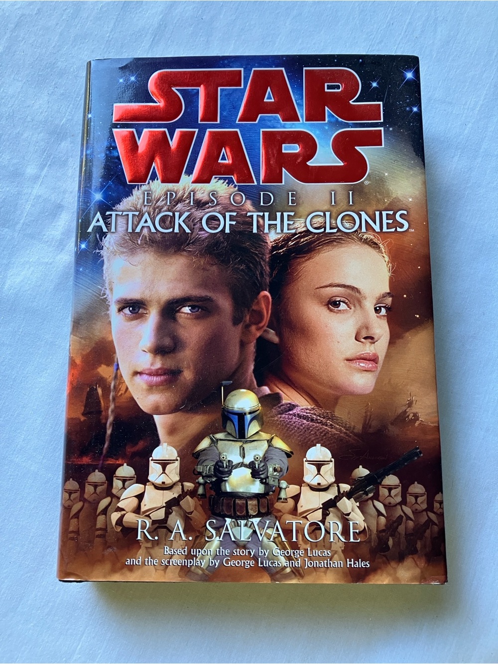 Star Wars Episode II Attack of the Clones by R.A. Salvatore hardcover 2002